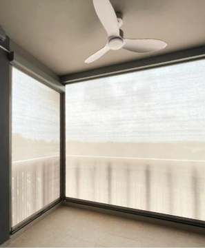 Windproof Electric Waterproof Outdoor Blinds for Gazebos and Pergolas