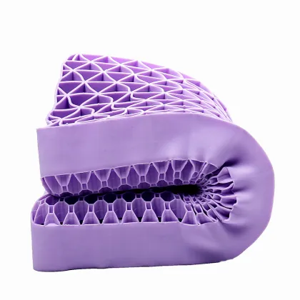 Custom purple TPE gel pillow