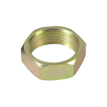 1/2 Inch Zinc Plated Steel Hex Jam Nuts for Rod Ends - Thin Nut