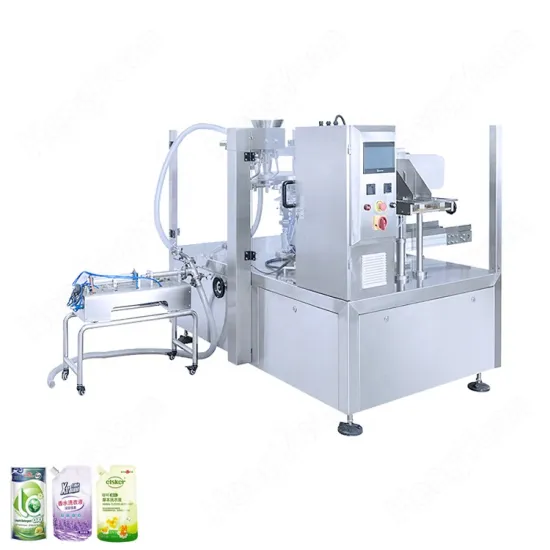 Automatic Rotary Packing Machine for 500ml Laundry Detergent Doypacks