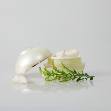 Factory direct sale packaging cosmetic, glass cream jar, empty cosmetic jars