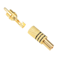 Gold Plated RCA Plug Speaker Plug Male Solderless