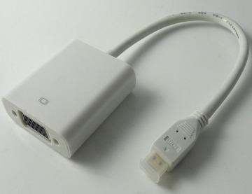 20cm Micro HDMI to VGA Converter Cable