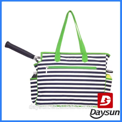 Tennis bag sports tennis court bag fashion stripes design