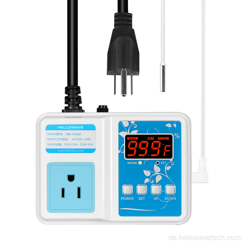 Hellowave Thermostat Temperaturregler für Aquarium