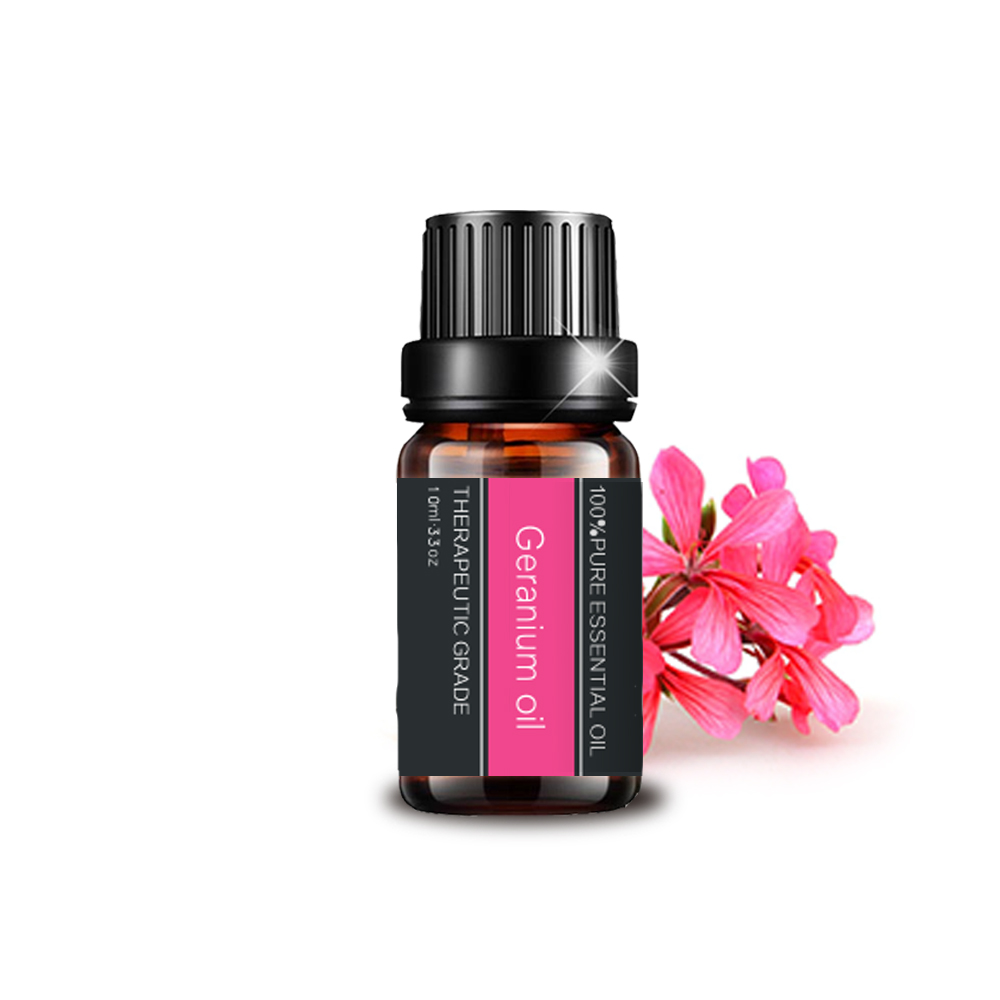 Natural Geranium Essential Oil Skin Care Body Massage