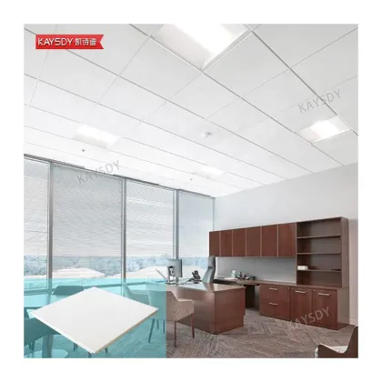 600x600mm Aluminum Square Clip-in Ceiling Tiles for Suspended Office False Ceilings