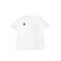 T-shirt de coton de plage lourde de logo masculin