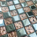 Mirror Glass Mixed Mosaic Glossy Back Wall Tiles