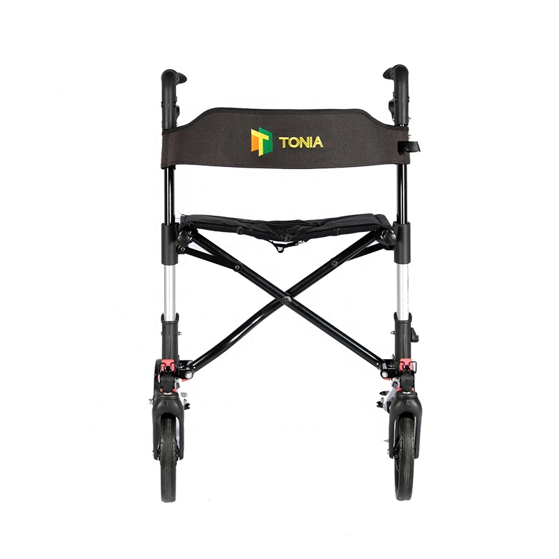 Double Folding Lightweight Mobility Disabled Elderly Walker