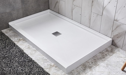 Nueva bandeja de ducha de ducha 48 pulgadas bandeja de ducha de baño de baño