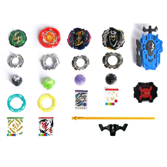 Best Price on 4pcs Kids Classic Toys: Metal & Plastic Battle Spinning Top Set