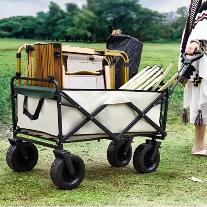 Portable Sports Wagon Camping Shopping Cart with Wheels