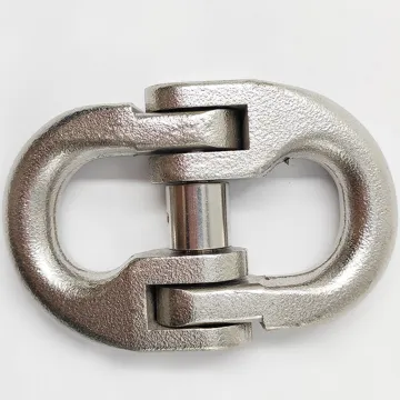 Stainless Steel 316 Hammerlock Coupler and Chain Link Connectors: 3/8\" Diameter