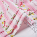 Precioso tejido jacquard arrugado con estampado para damas