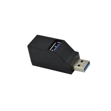3-Port USB 3.0 Mini Hub Adapter for Tablet PC and Notebook