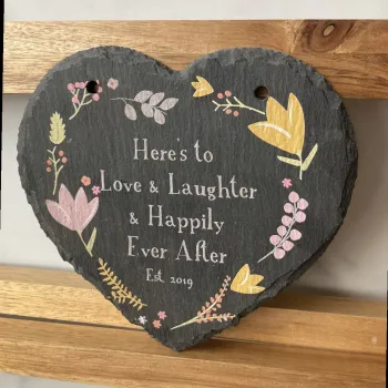 Hot Sale Black Slate Coasters with Wood Holder for Laser Engraving