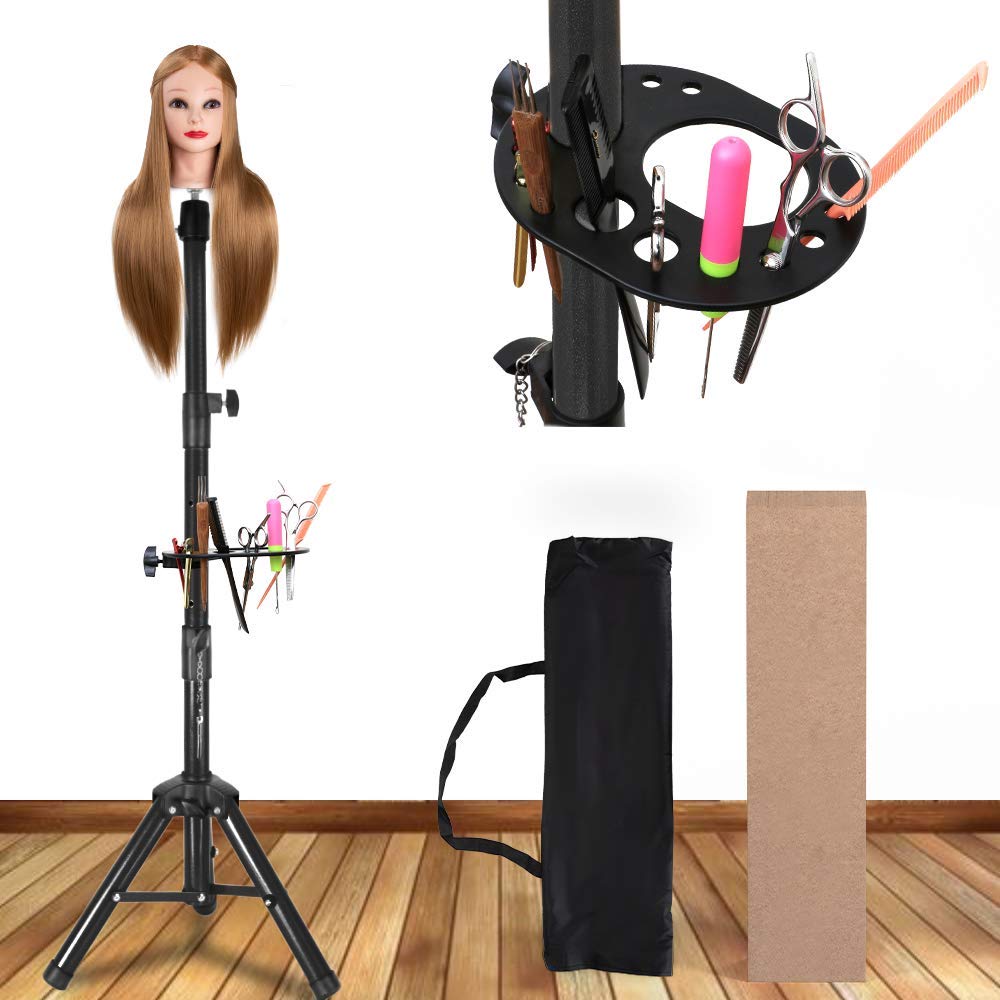 Black Wig Tripod With Tray 1