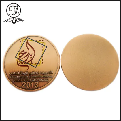 Mint Gold mirror angel metal coins