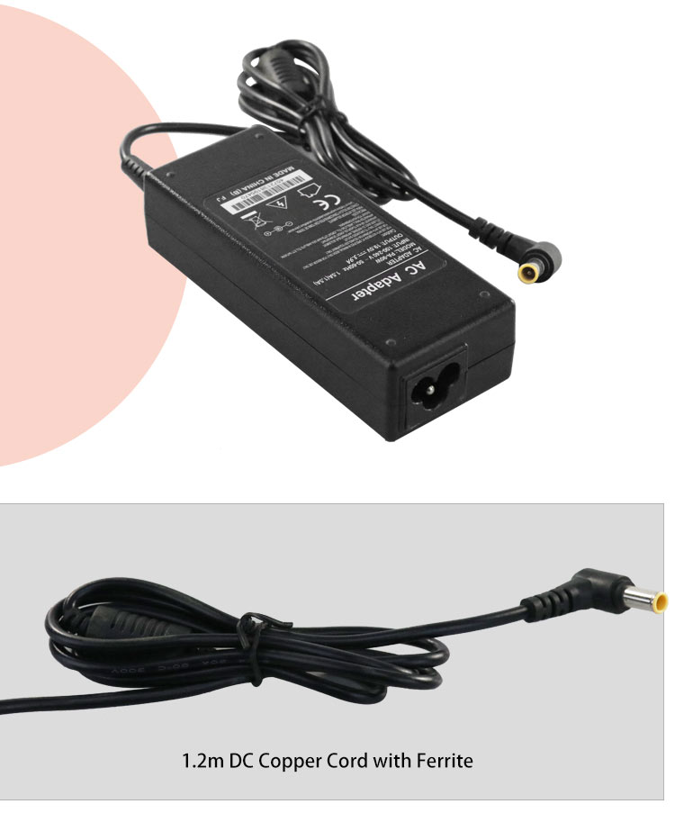 90w 19.5v 3.9a sony laptop power adapter