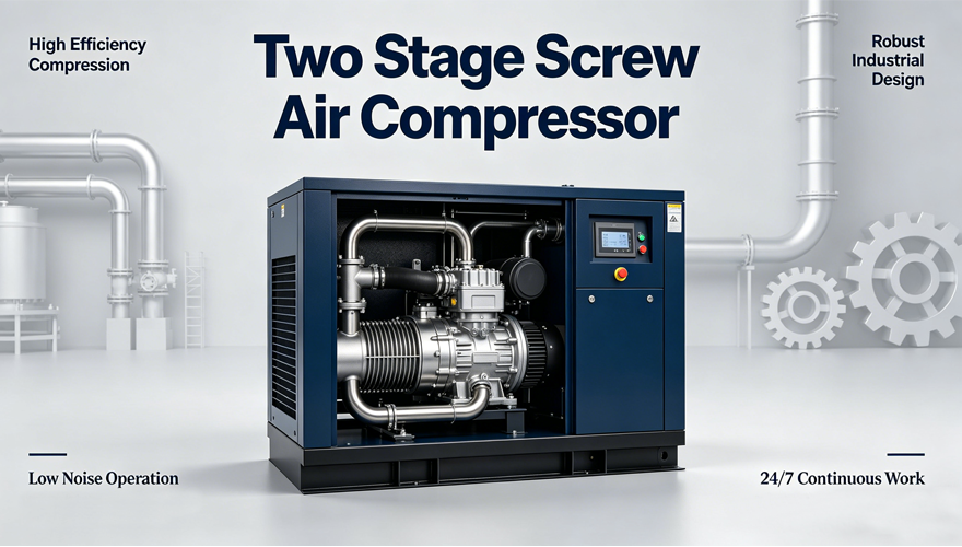 two-stage screw air compressor