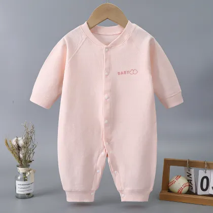 Autumn Baby Onesie - Long-sleeved Cotton Jumpsuit for Toddlers