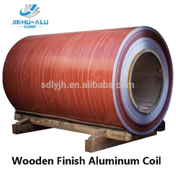 Wood Grain Color Coated Aluminium Coil for building material