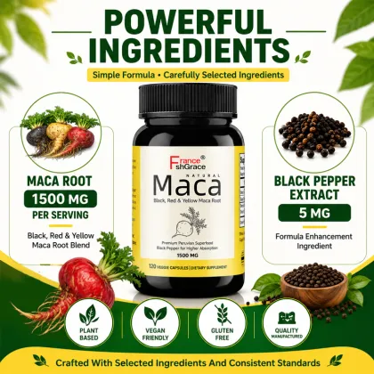 Shecome Maca Assists with Stress Maca Capsules