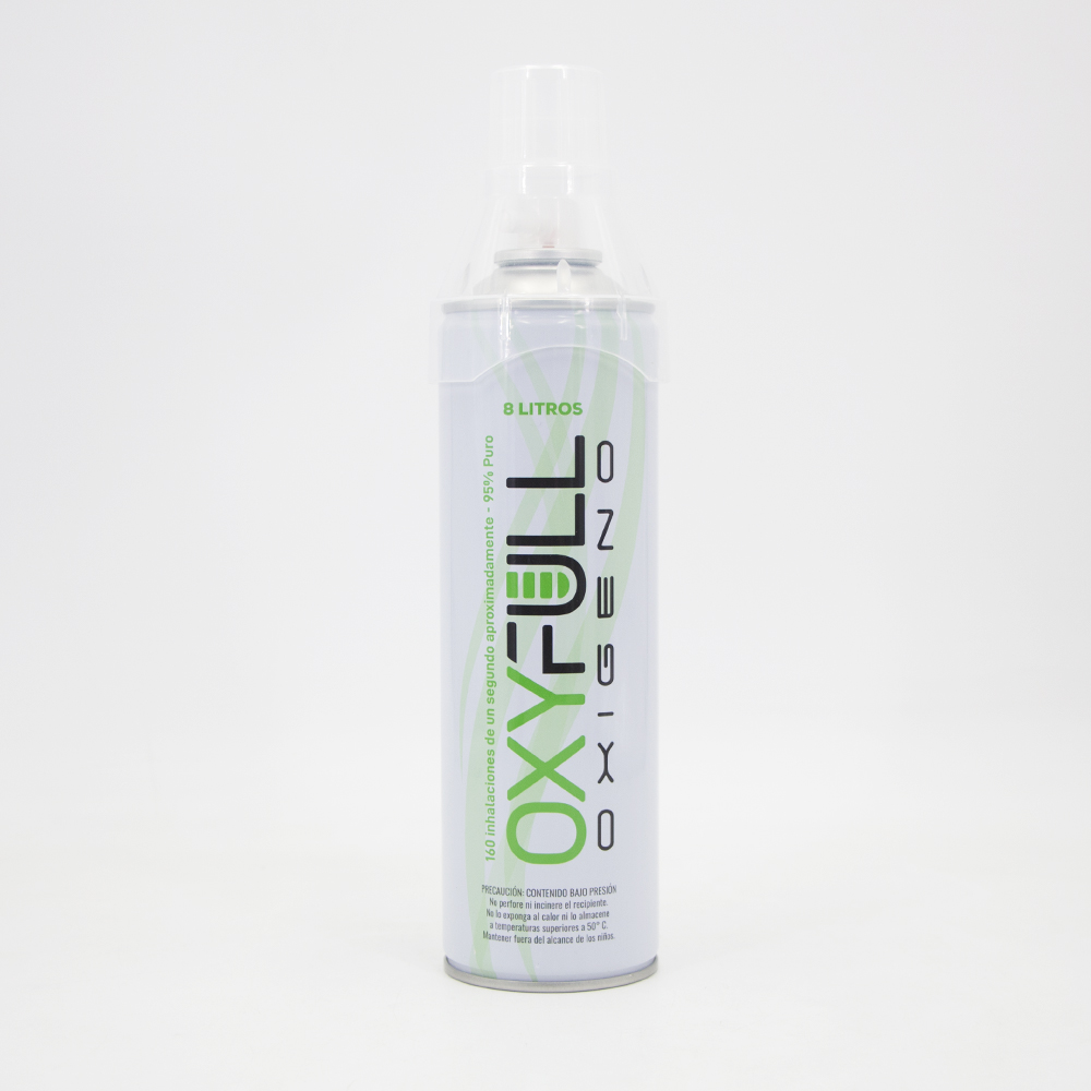 600ml Portable Oxygen Canister Tin Can with Mask