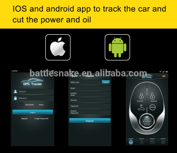 Automobile IOS and Android Phone App Controlled Car GPS Tracker Alarm System GPS Tracker Car Accessories