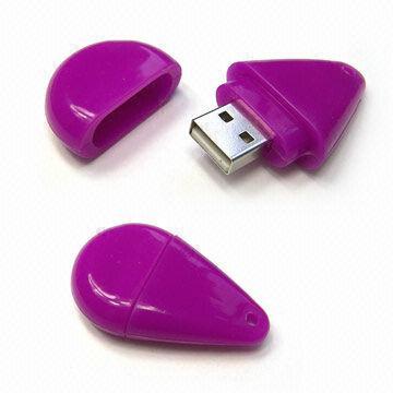Mini USB Flash Drives, Made of Silicone with Auto-guide System Operating