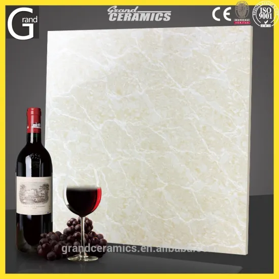 China Manufacturer New Noble Double Loading Polished Porcelain Yellow Tile