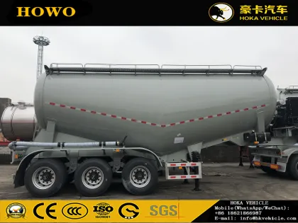 CIMC 3 Axle 38m³ Cement Tanker Trailer
