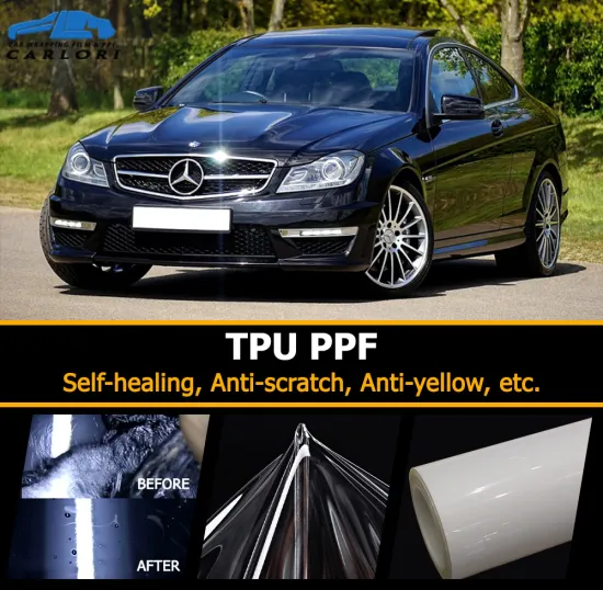Anti-yellow self-healing paint protective film