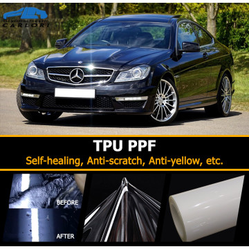 Anti-yellow self-healing paint protective film