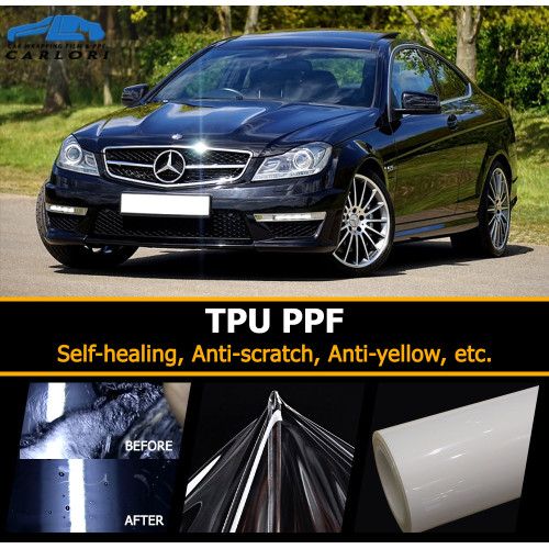 Anti-yellow self-healing paint protective film