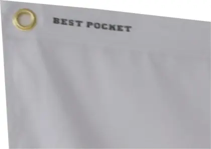 JESUS IS KING WHITE FLAG 90X150CM 100% POLYSTER