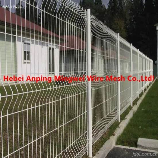 House protect security curvy welded wire mesh fence