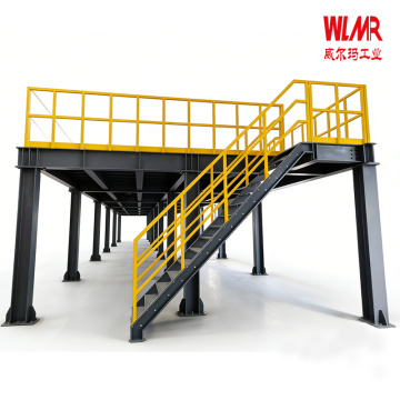 Componentes de la plataforma de acero interior.