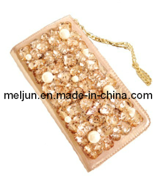 Golden Shining Stones Evening Bag