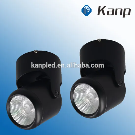 10W White/Black Housing COB Adjustable Led Track Ceiling Mount Light