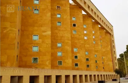 Huaxu Cut to Size Golden Travertine Slab