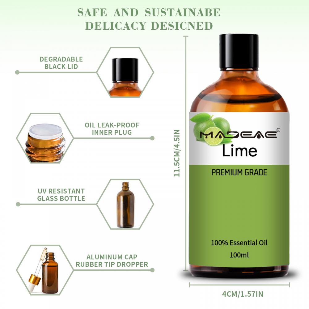 Organic Cold Pressed Lime Essential Oil For High Quality Oil