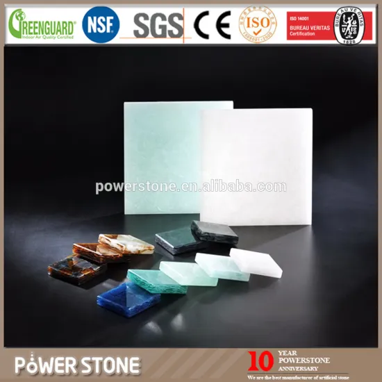 Artificial Stone Type Light Backlit Translucent Resin Panel