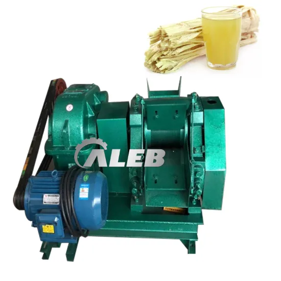 High Efficiency Diesel Engine Sugarcane & Sorghum Stalk Juice Extractor Machine