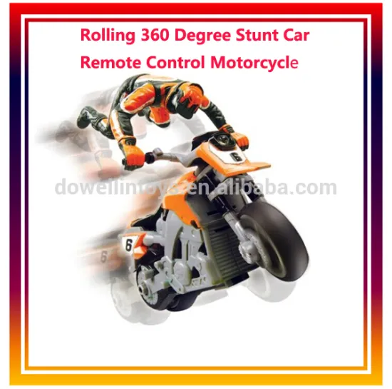 Electric Motorcycle Remote Control Stunt Car