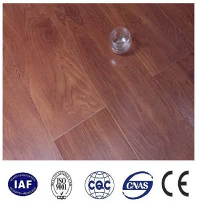 Delai 12mm HDF Handscraped maple Laminate Flooring