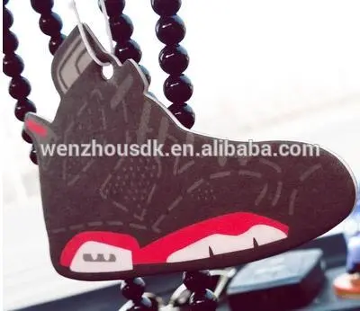 Jordan basketball shoe shape hanging car paper air freshener
