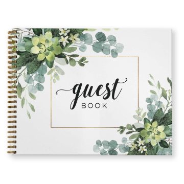 Custom Wedding Paper -gastenboek afdrukken