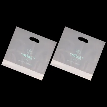 Double cups drink milk tea bag